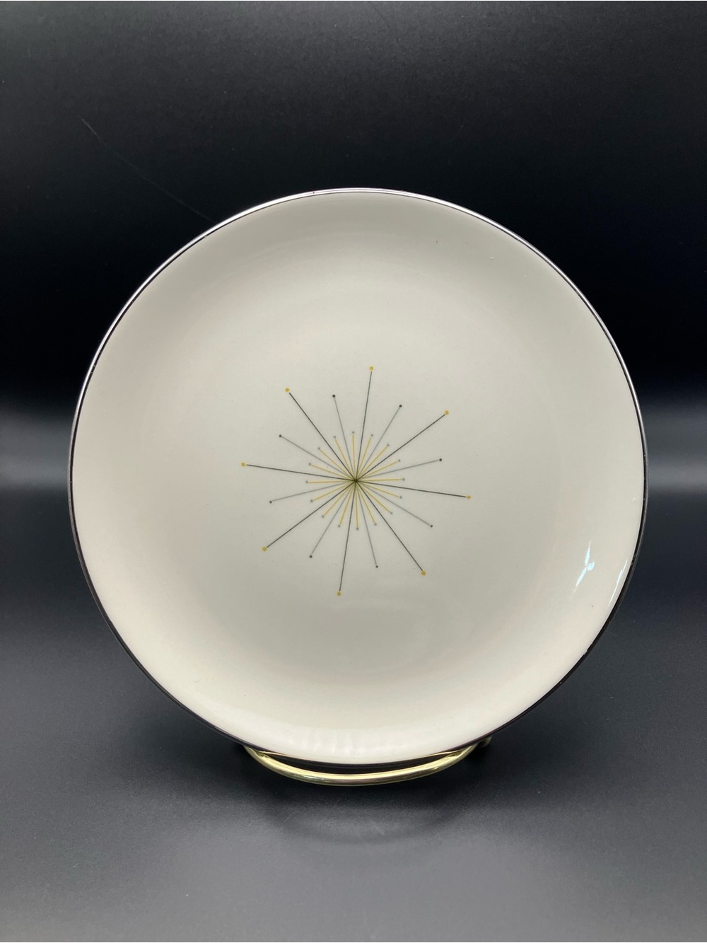 MCM Homer Laughlin Atomic Modern Star Small Plate Salad /Dessert